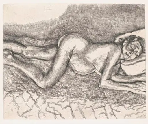Before the Fourth, by Lucian Freud