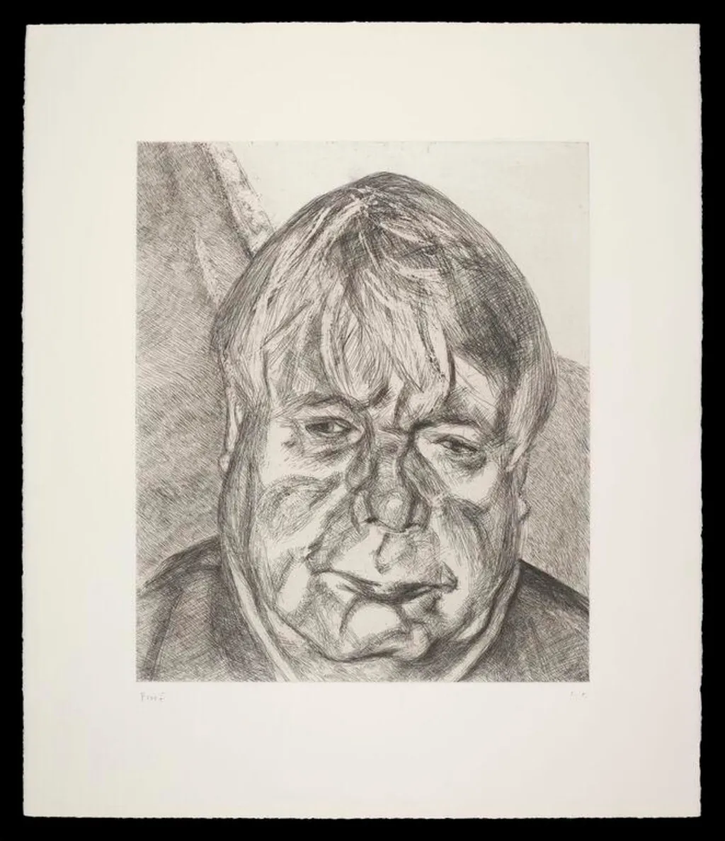Donegal Man, by Lucian Freud, 2007