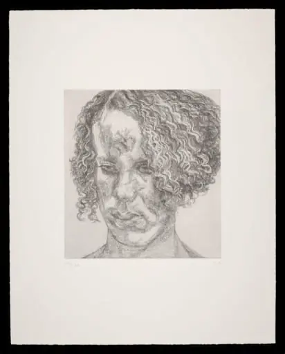 Girl with Fuzzy Hair, by Lucian Freud