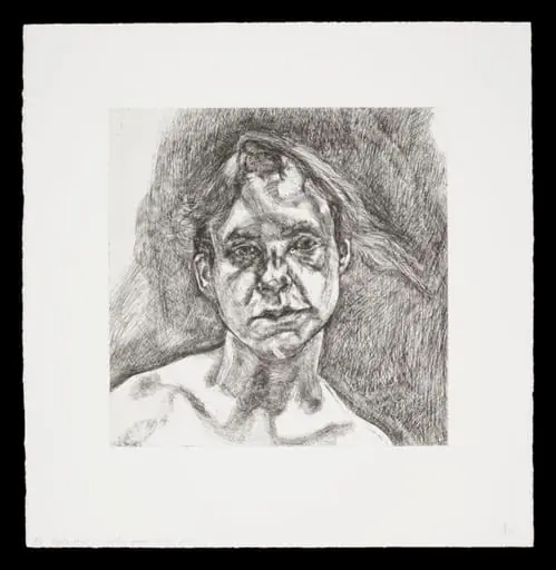 Head of a Naked Girl, by Lucian Freud