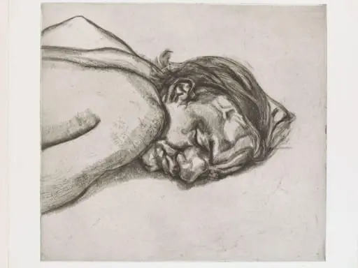 Man Resting, by Lucian Freud