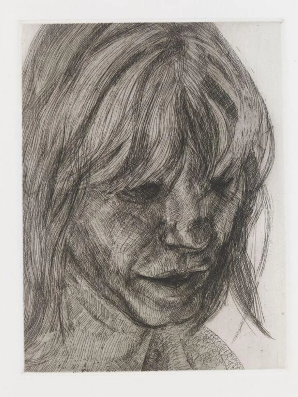 Small Head, by Lucian Freud, 1988