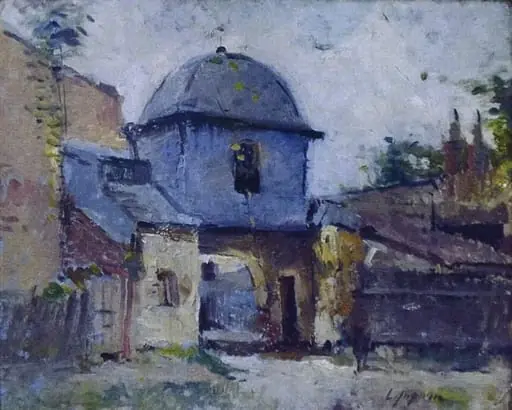 Clopotnița Bisericii Manea Brutarul, by Lucian Grigorescu