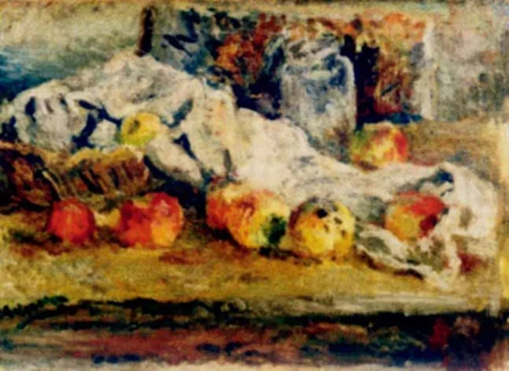 Natură statică cu mere, by Lucian Grigorescu, unspecified, 1936