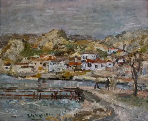 Peisaj cu punte la Balcic, by Lucian Grigorescu