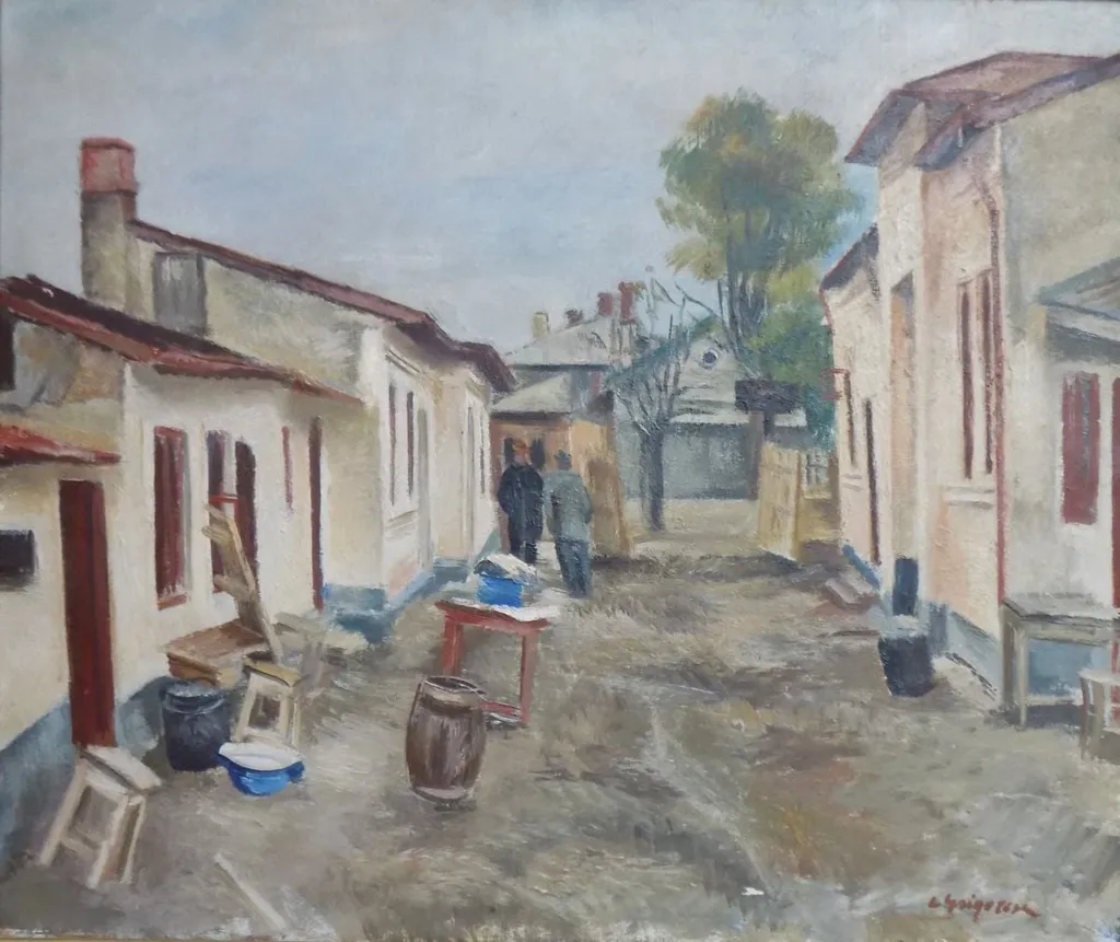 Peisaj din București, by Lucian Grigorescu, unspecified, 1949