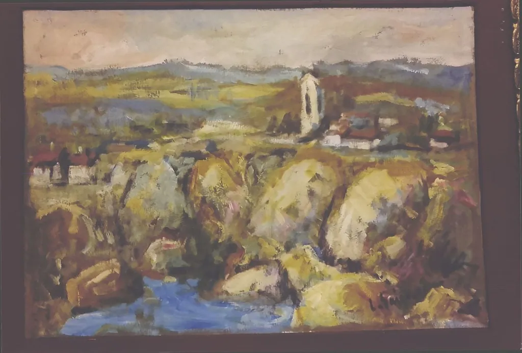 Peisaj la Cassis, by Lucian Grigorescu, unspecified