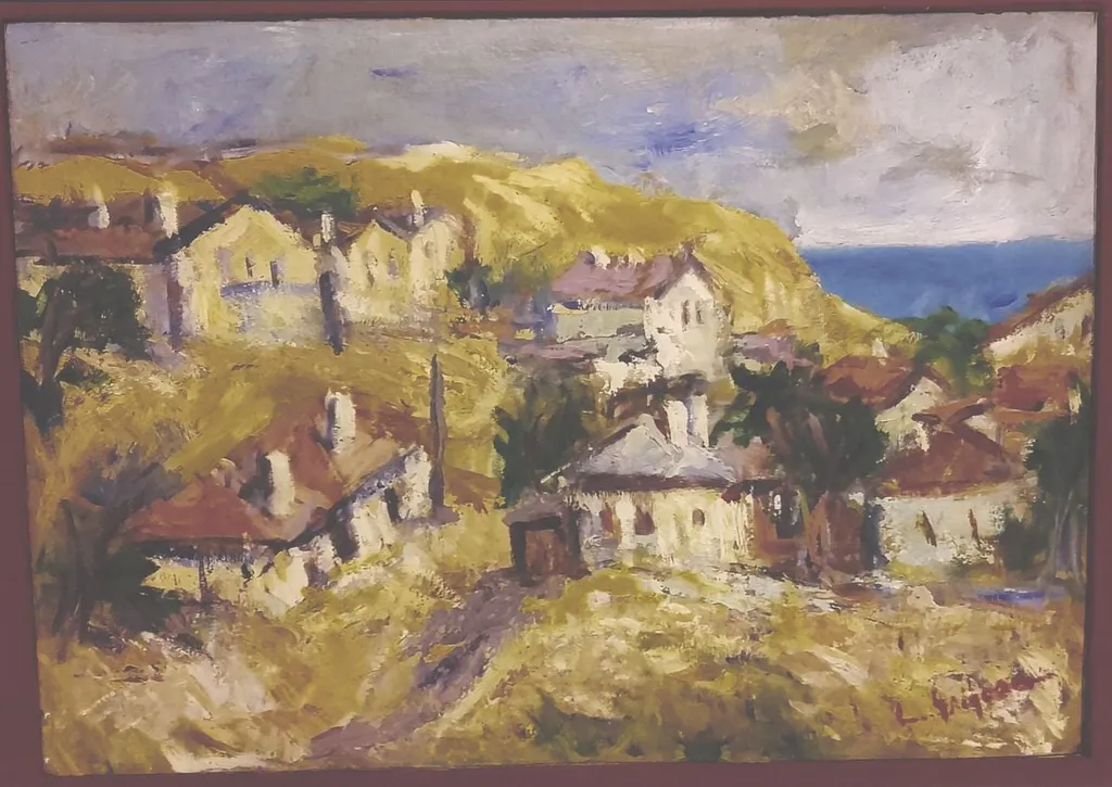 Peisaj la Cassis, by Lucian Grigorescu, 1928