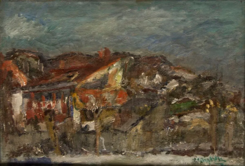 Periferie la Curtea de Argeș, by Lucian Grigorescu, unspecified