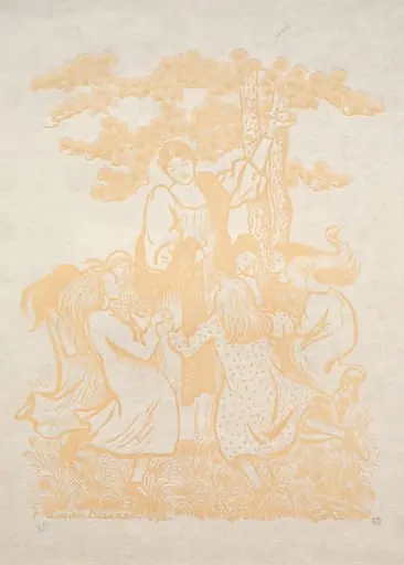 Illustration 25: La Ronde, by Lucien Pissarro