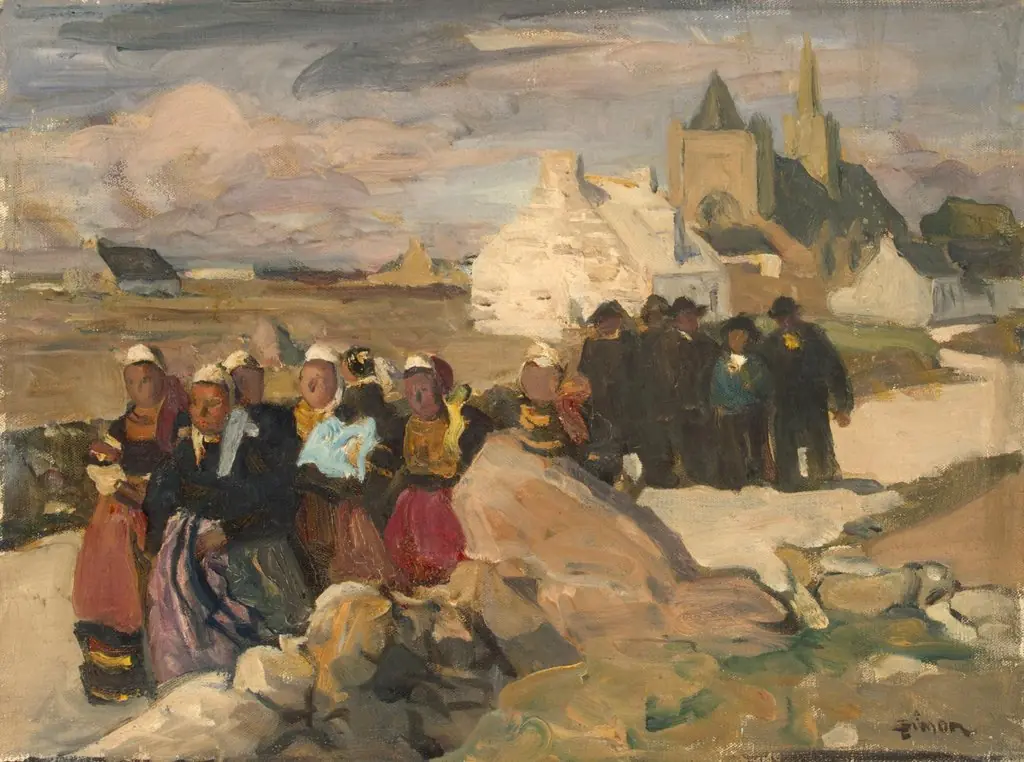 Bretons, by Lucien Simon