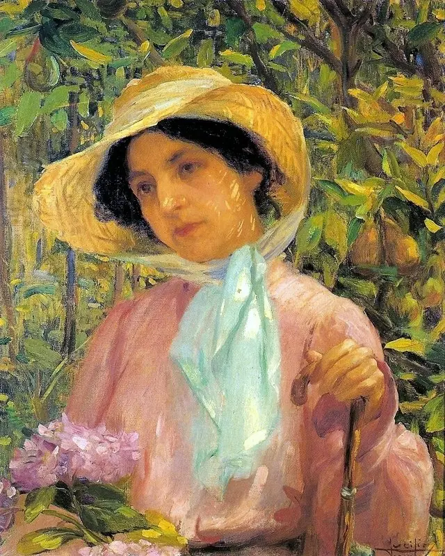 Portrait of Georgina de Albuquerque, by Lucílio de Albuquerque