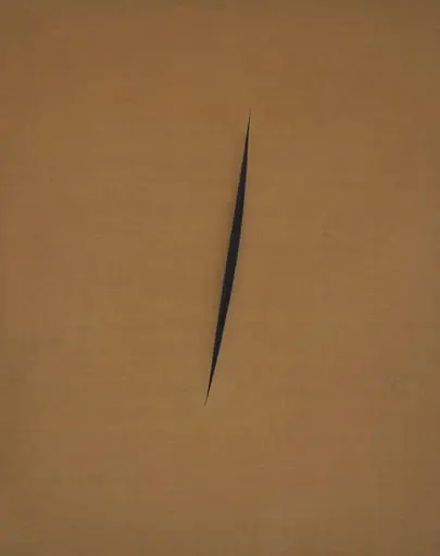 Untitled, by Lucio Fontana