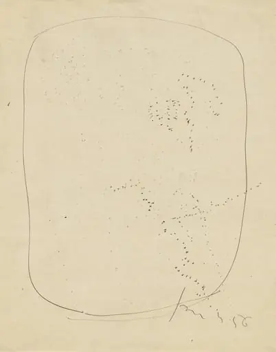 Untitled, by Lucio Fontana