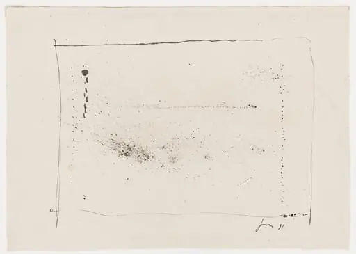 Untitled, by Lucio Fontana