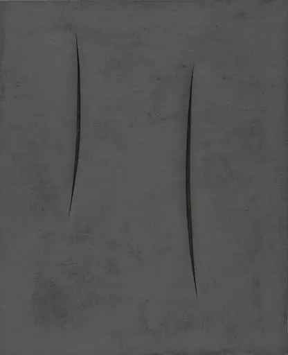 Untitled, by Lucio Fontana