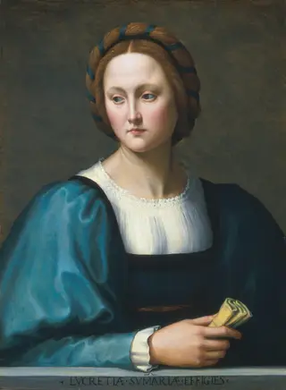 Lucrezia Sommaria, by Ridolfo del Ghirlandaio
