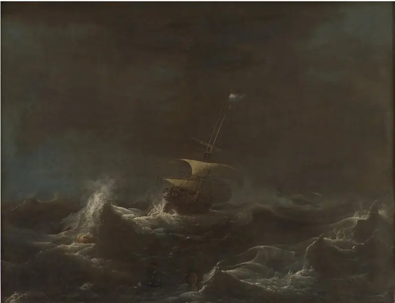 A Storm, by Ludolf Bakhuizen