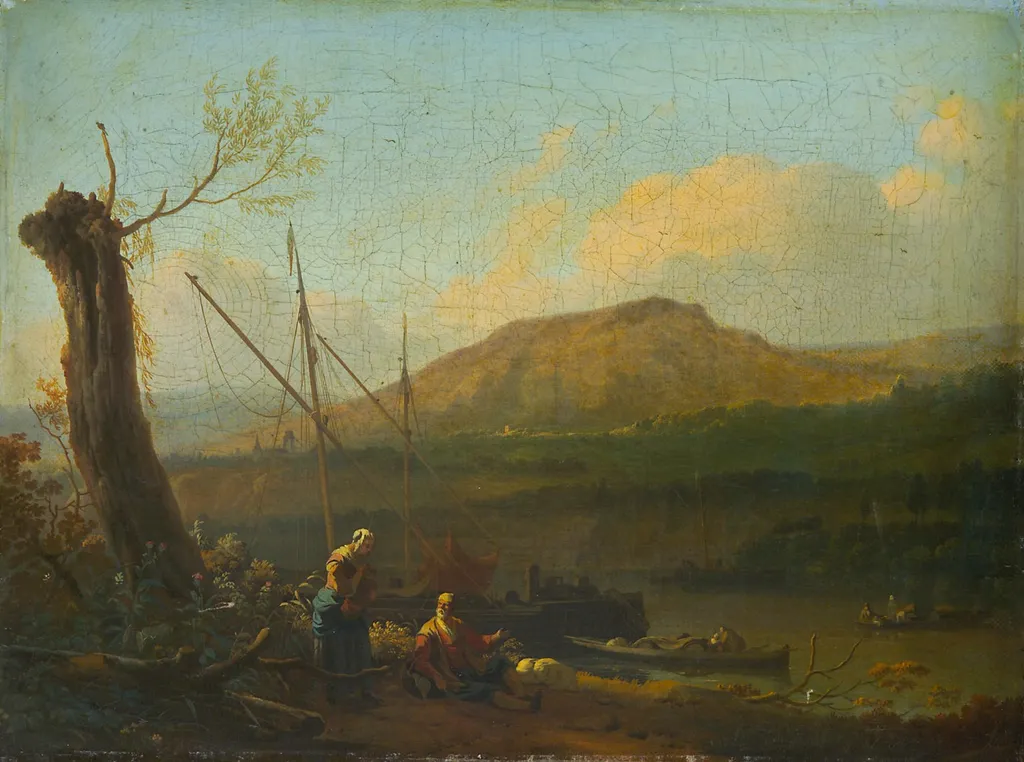 Flußlandschaft, by Ludolf Bakhuizen, unspecified, 1679