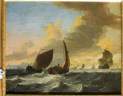 În bătaia vântului, by Ludolf Bakhuizen
