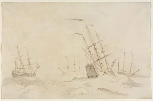 Ships, by Ludolf Bakhuizen