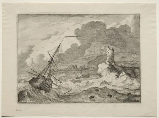 Storm at Sea, by Ludolf Bakhuizen