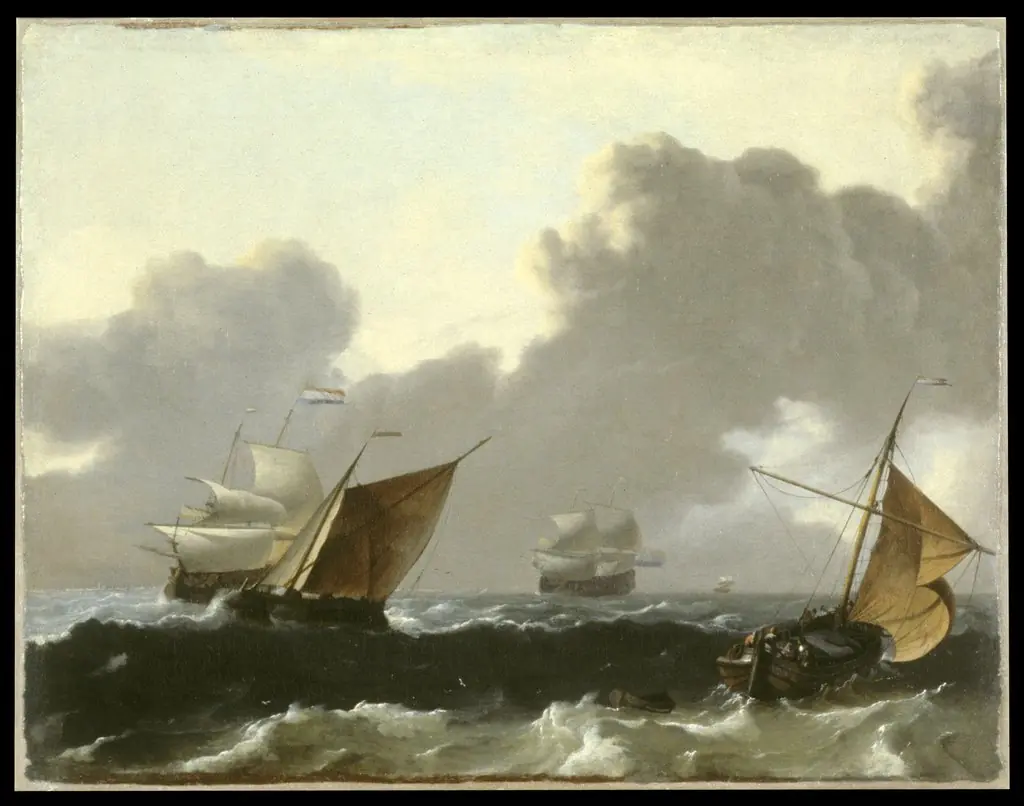 Storm At Sea, by Ludolf Bakhuizen