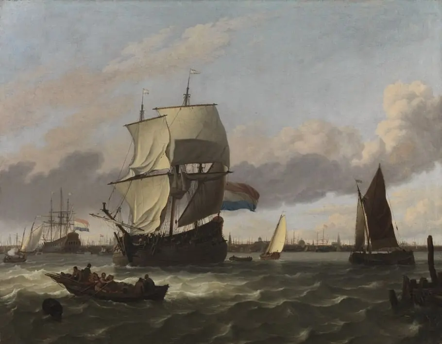 The Harbour of Amsterdam, by Ludolf Bakhuizen