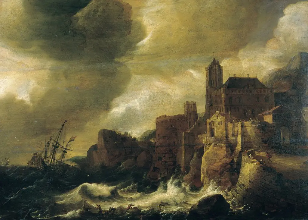 The shipwreck, by Ludolf Bakhuizen