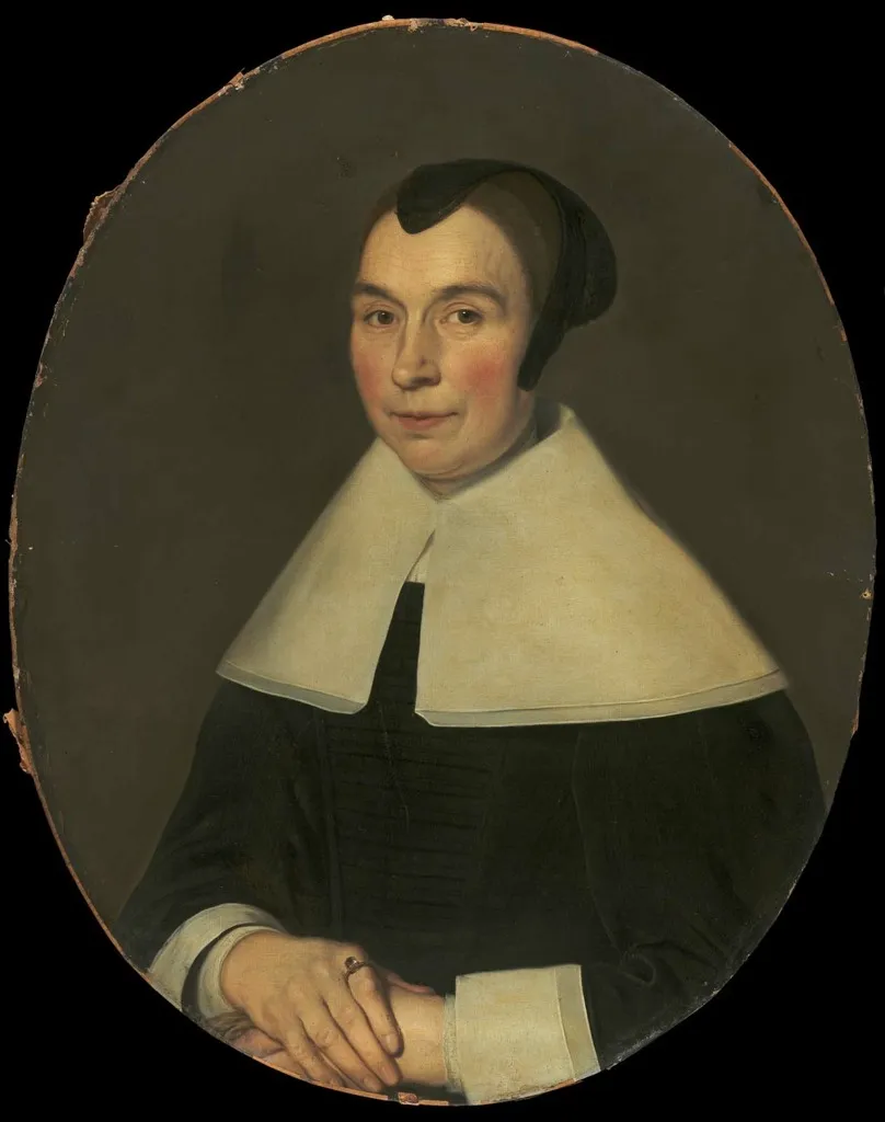 Portrait of a Woman, by Ludolf de Jongh, oil, 1657