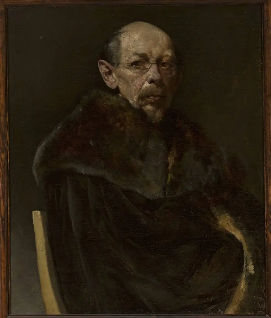 Portrait of an old man /model/, by Ludomir Benedyktowicz