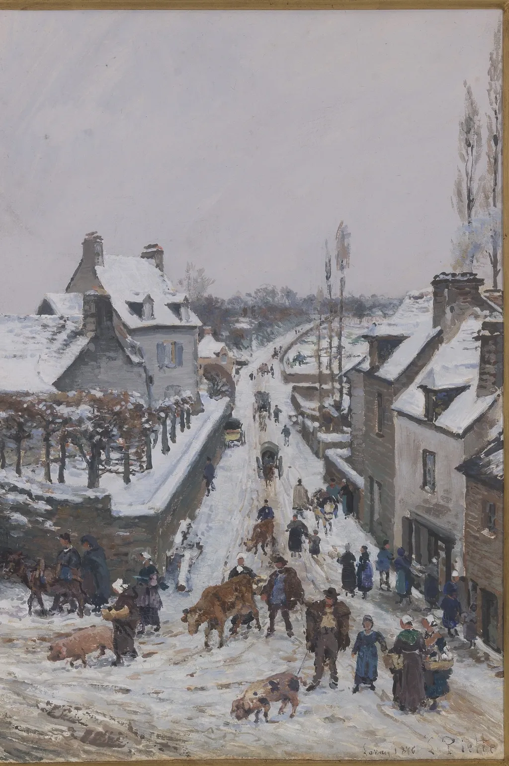Untitled, by Ludovic Piette, gouache, 1862