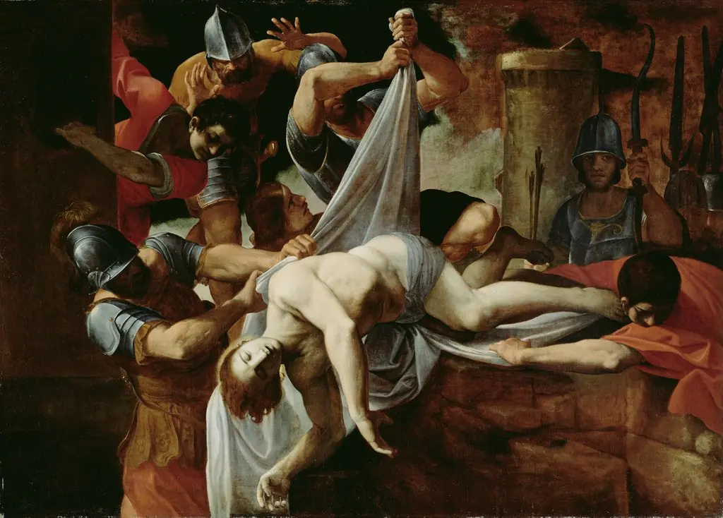 St. Sebastian Thrown into the Cloaca Maxima, by Ludovico Carracci