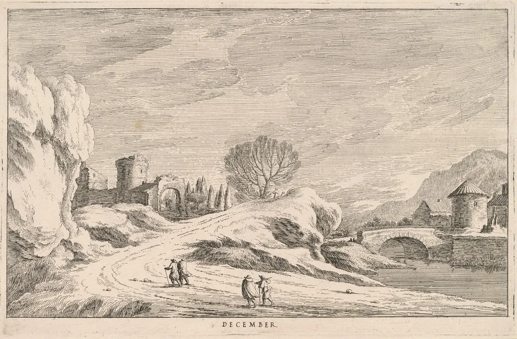 December, by Ludovico Mattioli, ink, 1601