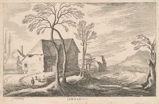 Januarius (January), by Ludovico Mattioli