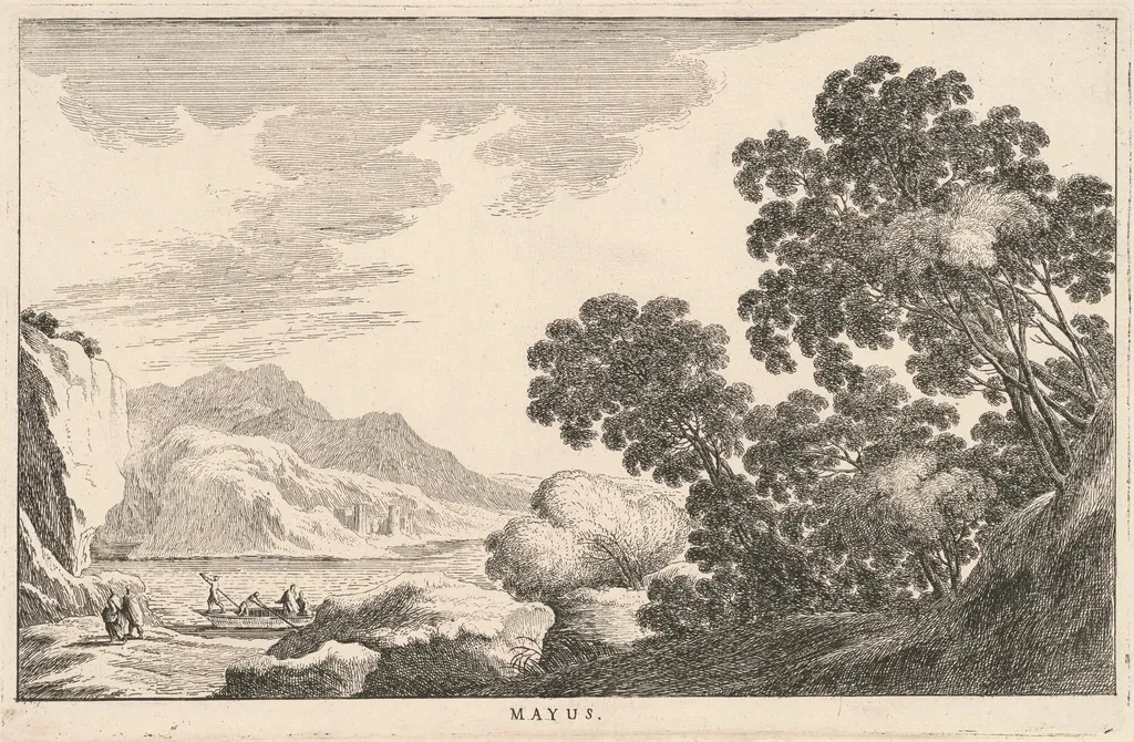 Mayus (May), by Ludovico Mattioli, ink, 1601