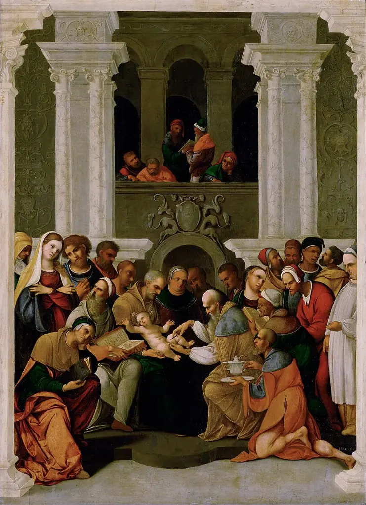 Beschneidung Christi, by Ludovico Mazzolino