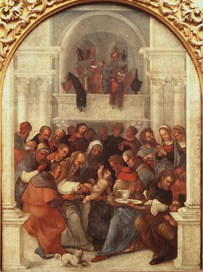 Circumcision of Christ, by Ludovico Mazzolino