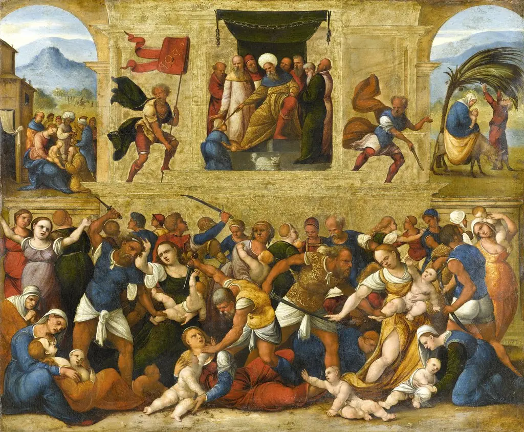 Massacre of the Innocents in Bethlehem, by Ludovico Mazzolino