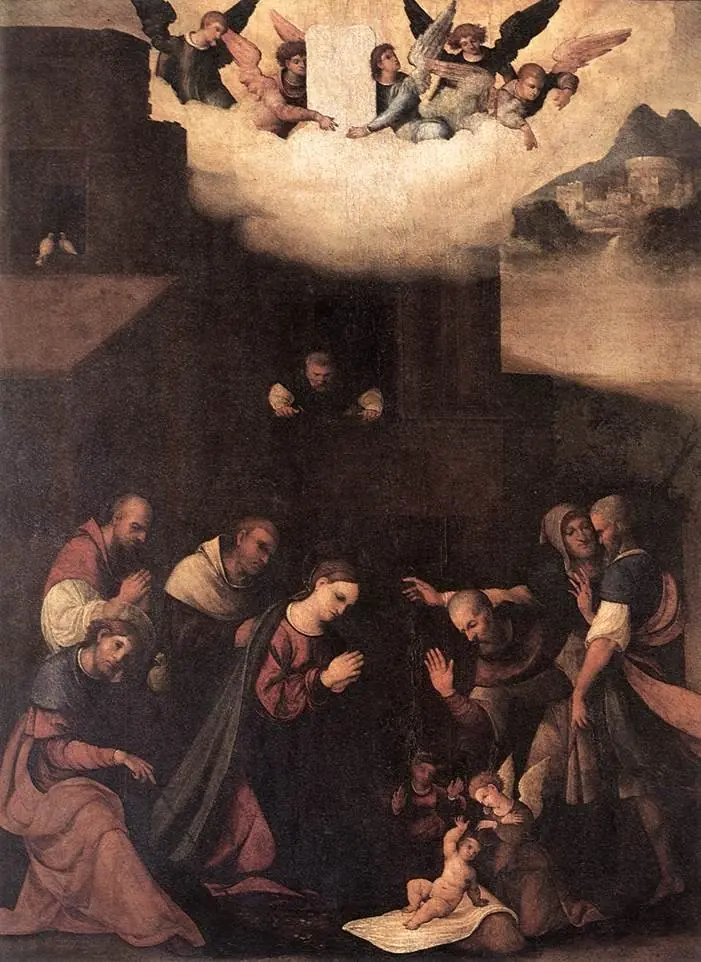 The Adoration of the Shepherds, by Ludovico Mazzolino