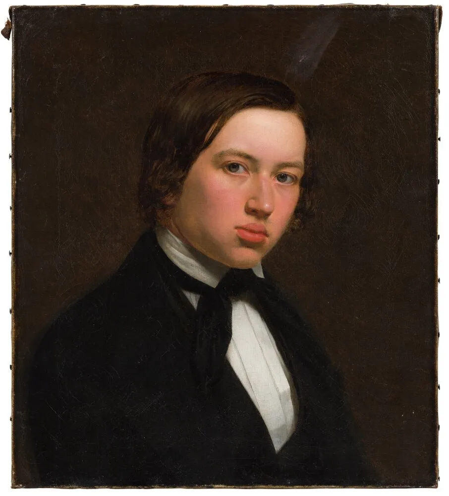 Presumed Self-Portrait, by Ludvig August Smith, oil, 1870