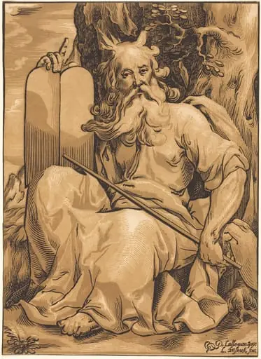Moses with the Tablets of Law, by Ludwig Büsinck