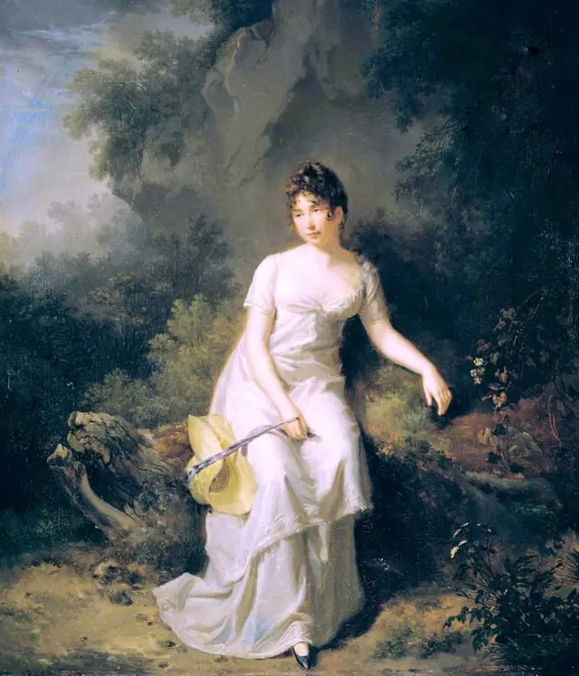 Ekaterina Golovkina (Naryshkina), by Ludwig Guttenbrunn