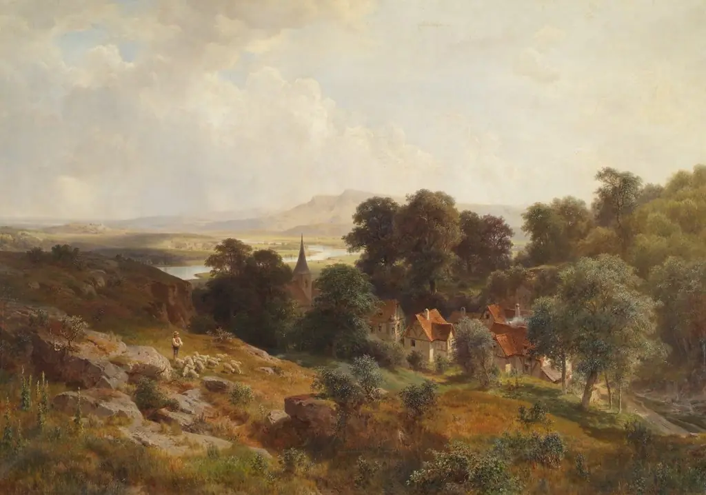 Sommerlandschaft, by Ludwig Halauska
