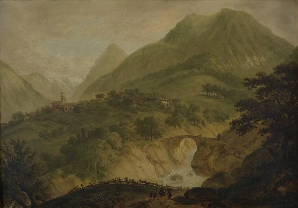 Dangio im Bleniotal, by Ludwig Hess