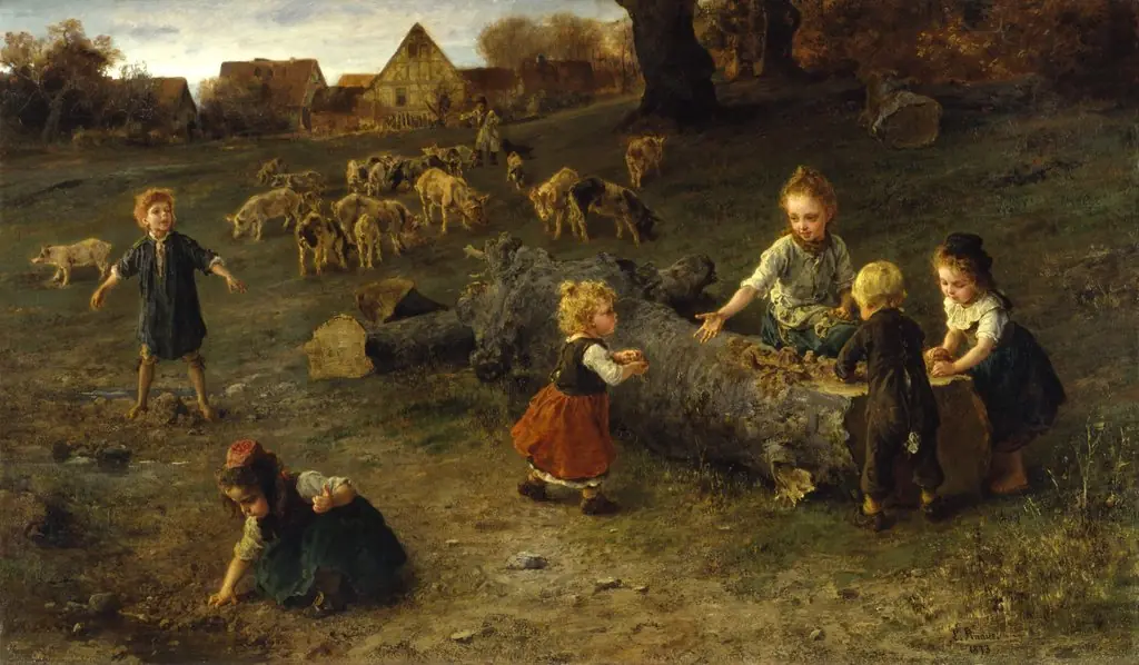 Mud Pies, by Ludwig Knaus