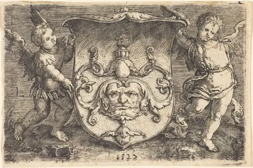 Shield with Mascaron, by Ludwig Krug