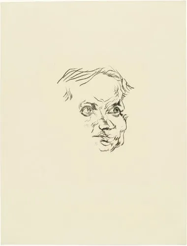 Untitled, by Ludwig Meidner, ink, 1918