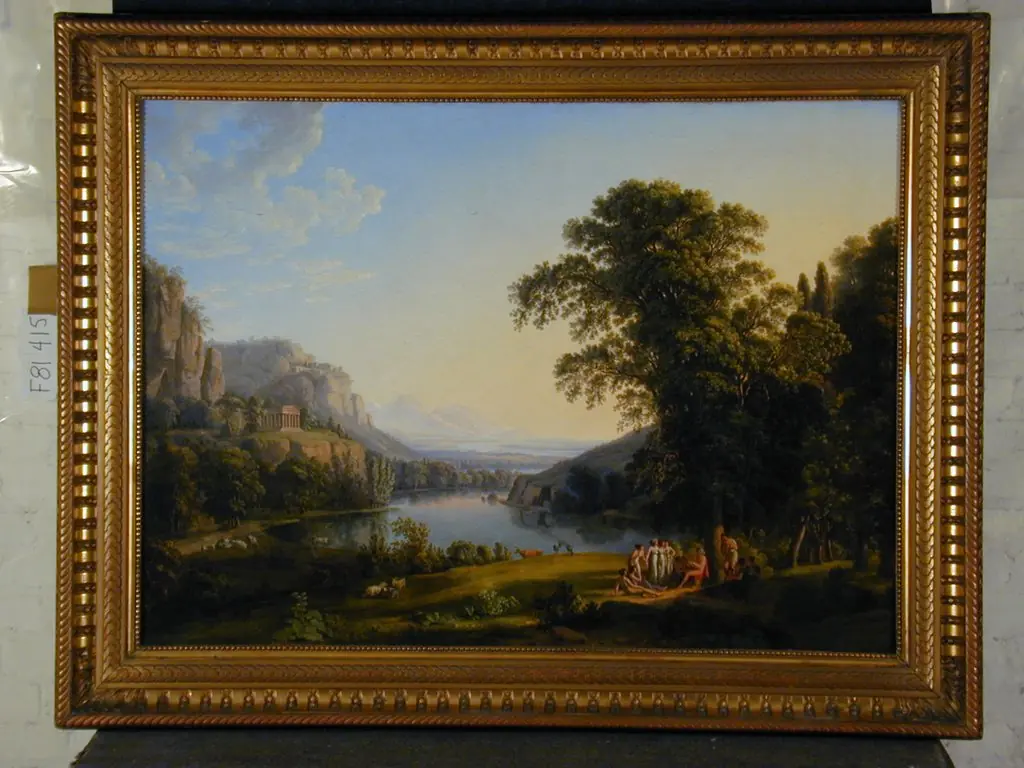 Arcadian Landscape, by Ludwig Philipp Strack
