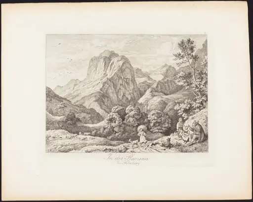 In der Ramsau bei Salzburg (In the Ramsau near Salzburg), by Ludwig Richter